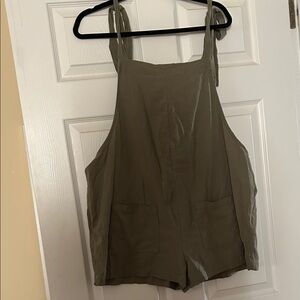 Stylish Olive Green Women's Romper